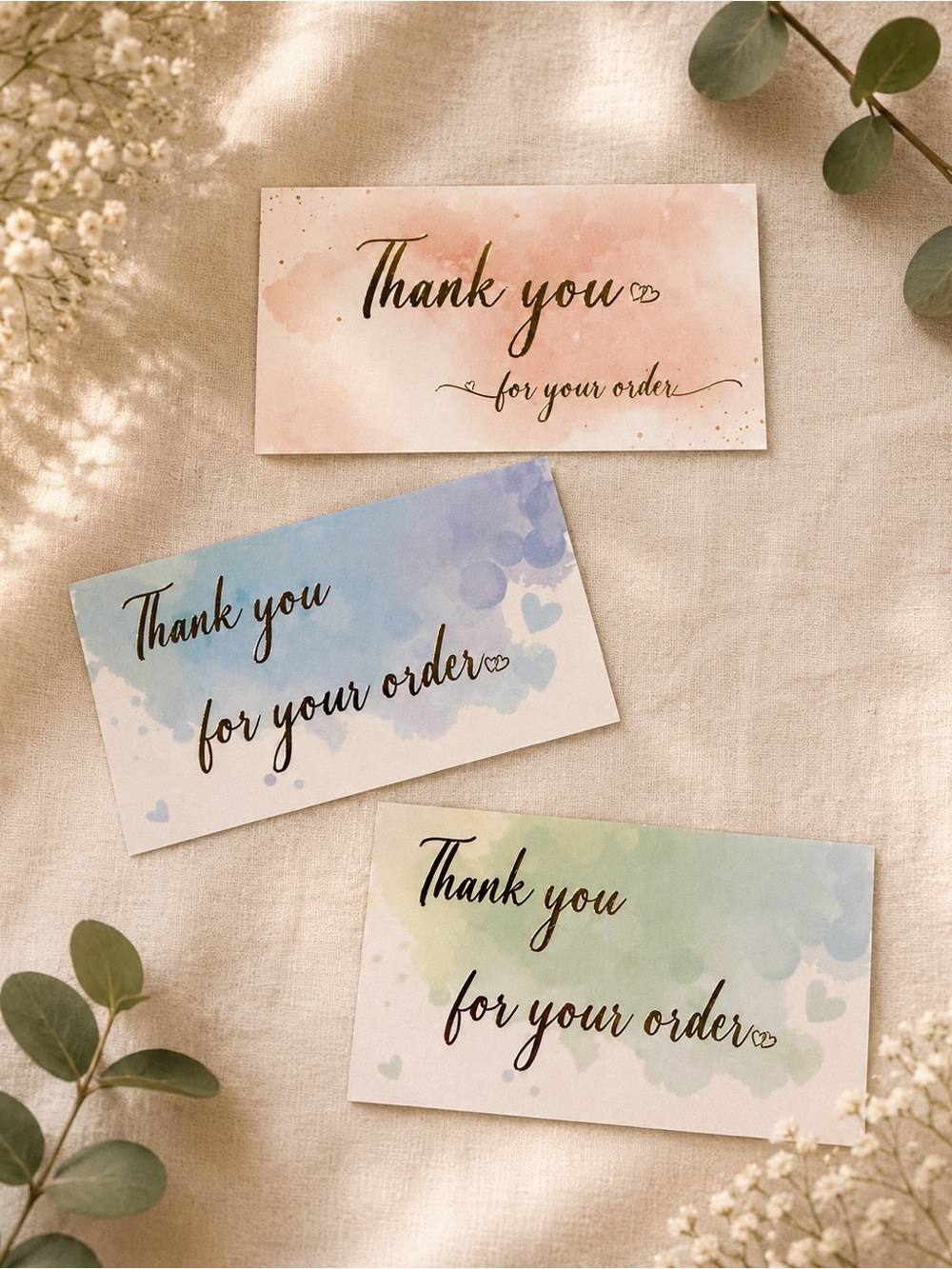 Thank You Cards Set of 50